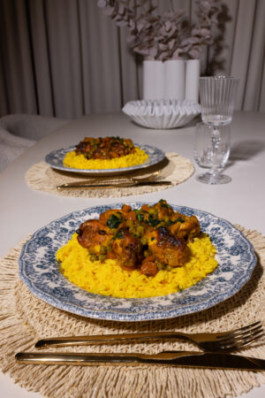 Kippenbouillon met Gele Rijst