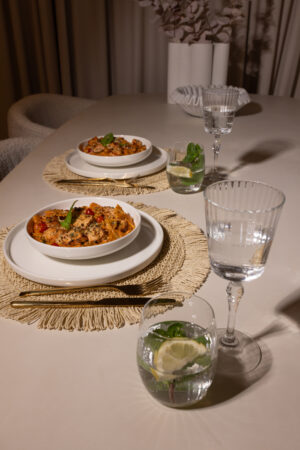 Kippenbouillon met Gele Rijst (variant)