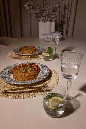 Kip Cashew met Gebakken Rijst