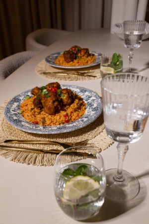 Kippenbouten met Zoete Rijst