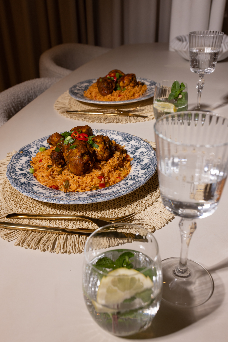 Kippenbouten met Zoete Rijst