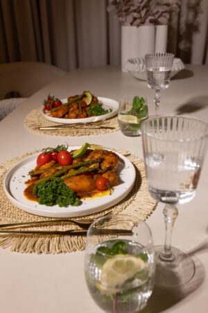 Kip Tajine met Aardappelplakken uit de Oven