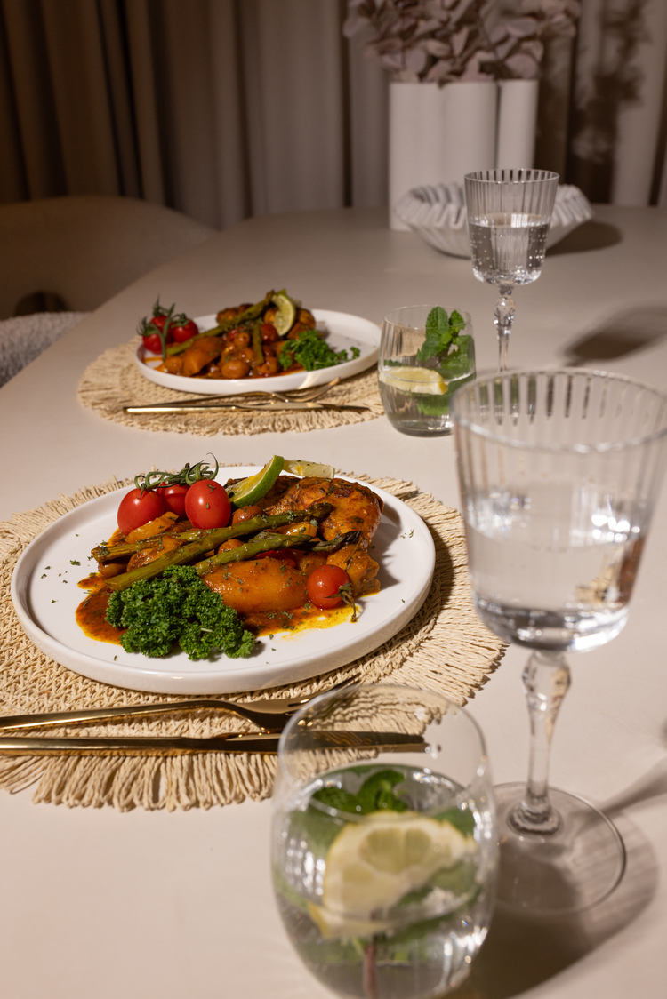 Kip Tajine met Aardappelplakken uit de Oven